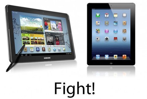 Samsung tự khoe tablet của mình hơn iPad mới