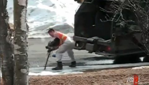 Nhân viên thu rác 