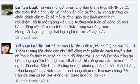 TS 'văng tục': 'Tôi được đặt hàng nói chuyện ấn tượng'