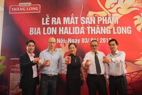 Ra mắt sản phẩm bia lon Halida Thăng Long 330ml