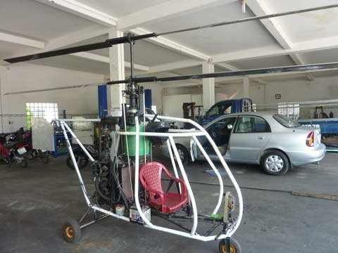 Tiết lộ của người tự chế máy bay ở Bình Dương