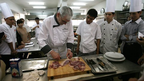 Học nấu ăn với đầu bếp Bỉ