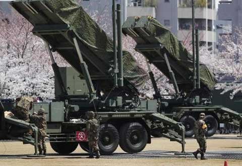 Nhật triển khai tên lửa phòng thủ ở Tokyo