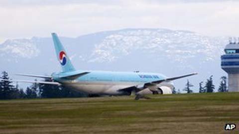 Máy bay Hàn Quốc bị đe dọa đánh bom