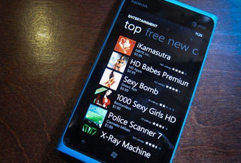 Ứng dụng sexy ngập trên Windows Phone