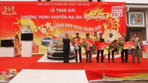 Habeco trao 3 xe sang cho khách hàng