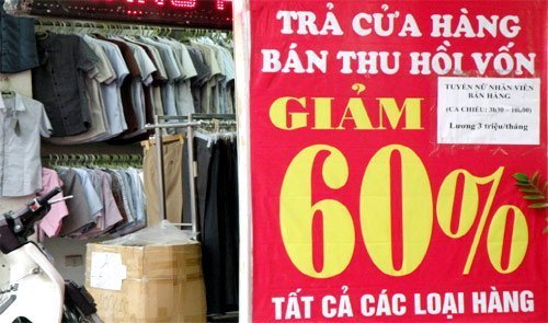Vừa bán vừa cho, quần áo hè vẫn ế