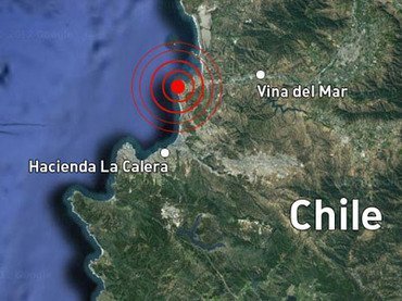 Chilê rung chuyển vì động đất lúc nửa đêm