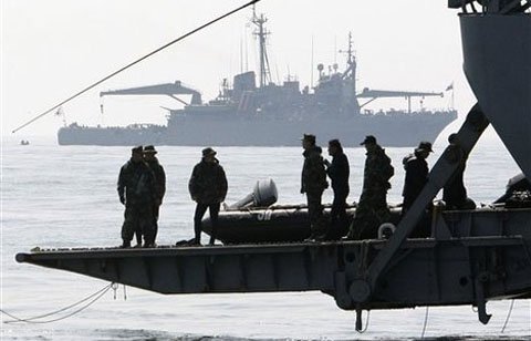 Mảnh vỡ  tên lửa Triều Tiên 