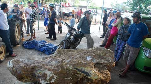 Đề nghị kiểm điểm vì để mất hai cục đá