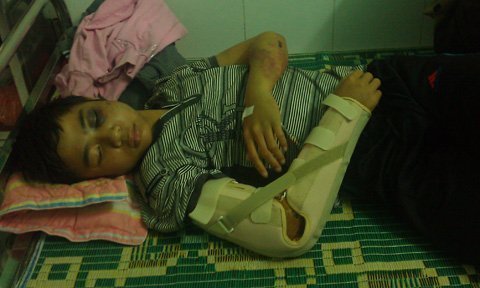 Hành hung học sinh, thượng sỹ công an bị đình chỉ