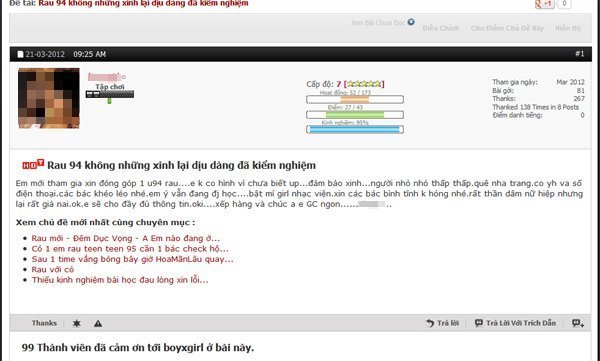“Chăn rau” – sở thích bệnh hoạn của quý ông