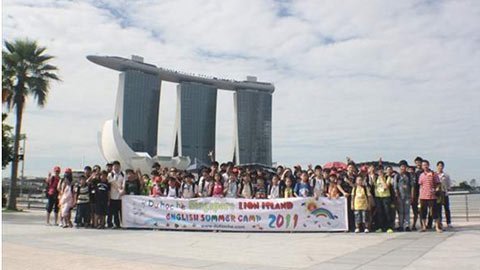 Du học hè Lion Island 2012, sôi động chương trình Aga - boom