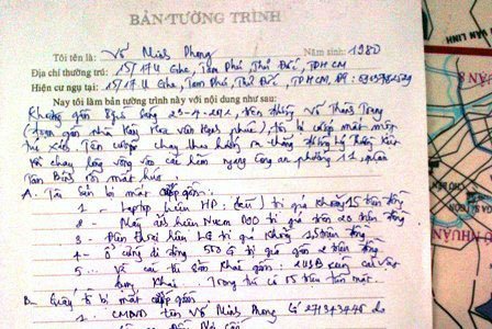 Vợ chồng nhà báo bị cướp giữa ban ngày