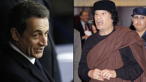 Tổng thống Pháp nhận 50 triệu euro từ Gadhafi?