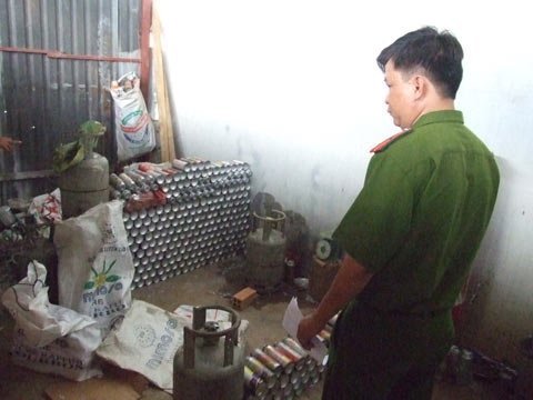 Phá điểm sang chiết gas lậu lớn nhất từ trước đến nay