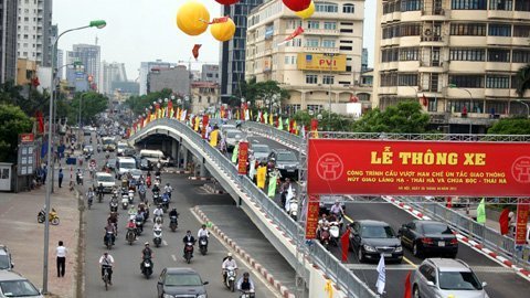 Cuối năm nay, Hà Nội có thêm 3 cầu vượt nhẹ