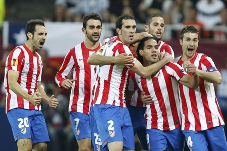 Falcao đưa Atletico Madrid lên đỉnh vinh quang