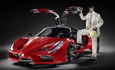 Xe đạp “đội lốt” siêu xe Farrari
