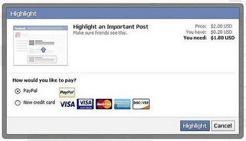 Facebook bắt đầu 