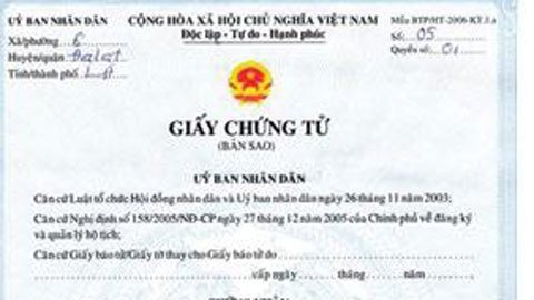 Xin giấy báo tử cho ông ngoại ở đâu?