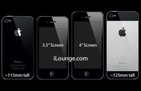 Thêm thông tin iPhone 5 sẽ có màn hình 4-inch