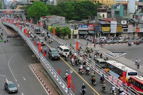 Hà Nội tiếp tục xây thêm 2 cầu vượt lắp ghép