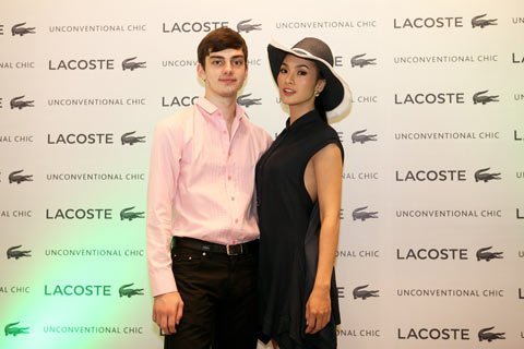 Anh Thư quyến rũ mừng khai trương LACOSTE Landmark