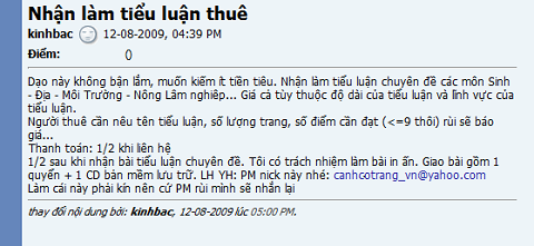 Những chiêu trò kiếm cơm của sinh viên