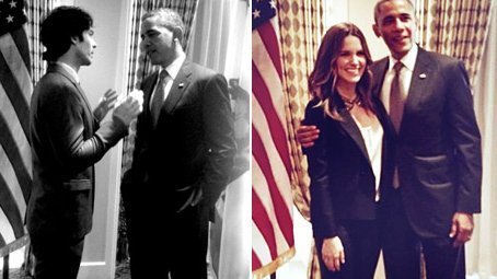 Tổng thống Mỹ ăn sáng với 25 ngôi sao Hollywood