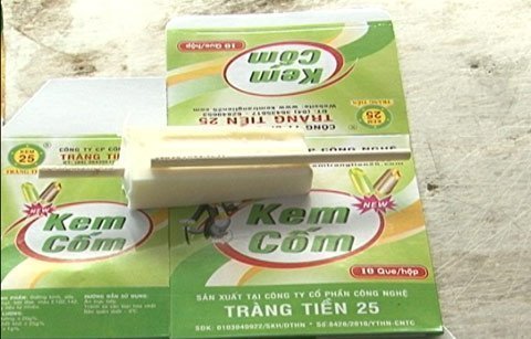 Thu giữ hơn 3.000 que kem ‘Tràng Tiền 25’