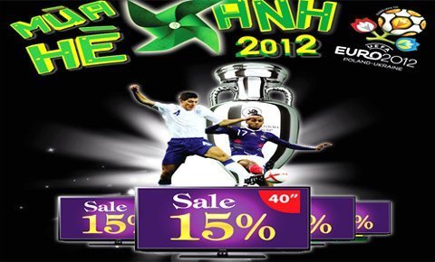 Bóng đá bơm nóng thị trường tivi, máy chiếu