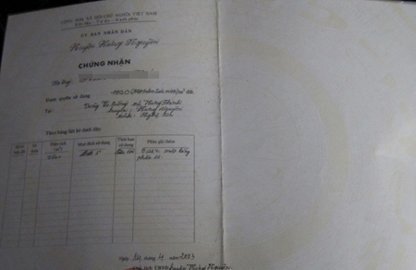 Nghệ An: Cấp 'sổ đỏ' cho trẻ mới 4 tuổi