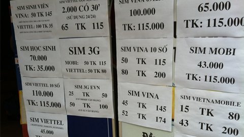 Sau lệnh cấm, SIM 'cỏ' lại mọc như nấm