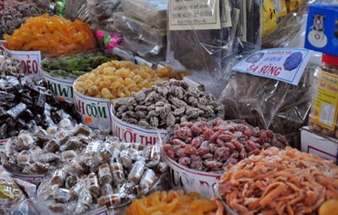 Ô mai, xí muội có hàm lượng chì vượt mức 27 lần