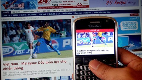 “Phiên bản báo VietNamNet cho điện thoại di động còn nhiều bất cập”