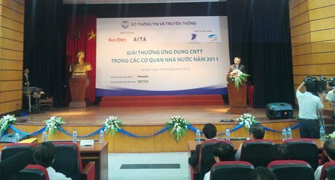 Trao giải thưởng Ứng dụng CNTT trong Cơ quan Nhà nước