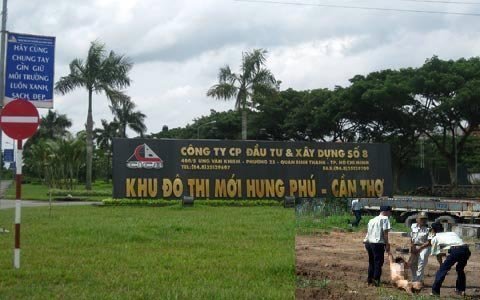 Mẹ con khoả thân giữ đất bị xử phạt hành chính