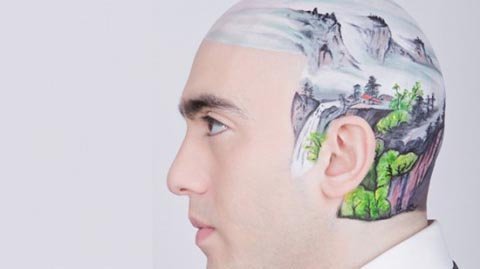 Những tác phẩm nghệ thuật trên đầu