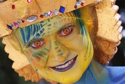 Đẹp kỳ lạ những tác phẩm nghệ thuật trên cơ thể