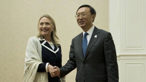 Gặp bên lề, ngoại trưởng Mỹ-Trung nói gì?