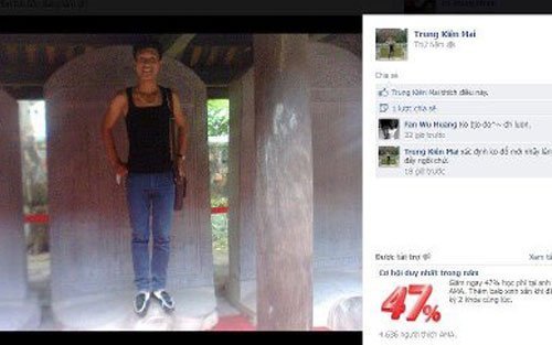 Phẫn nộ nam thanh niên đứng lên đầu 'cụ rùa'