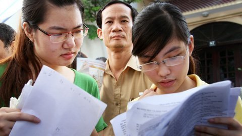 Đáp án chính thức các môn thi cao đẳng