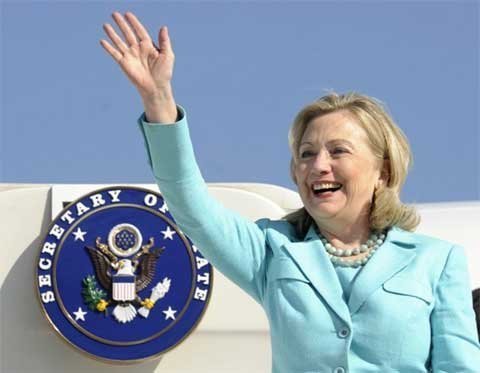 Hillary Clinton phá kỷ lục với các chuyến công du