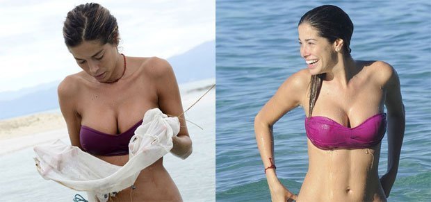 Người xưa của Ozil quyến rũ với bikini không dây