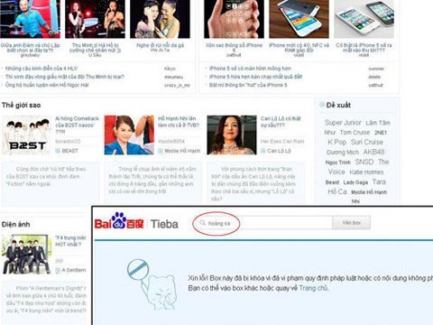 Quan ngại với mạng xã hội Baidu Tieba