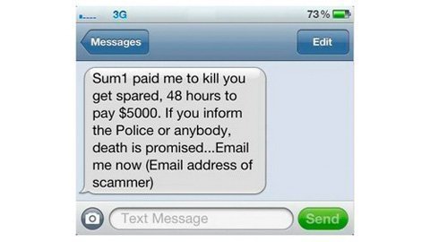 Dân Úc hoang mang với tin nhắn chết chóc