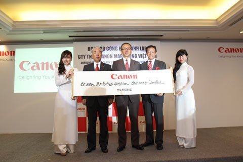 Ra mắt công ty TNHH Canon Marketing Việt Nam