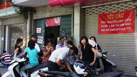 Đại gia vây nhà con nợ đòi hàng chục tỷ đồng