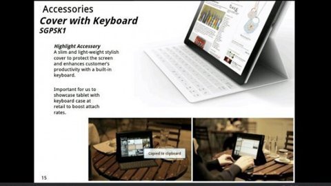 Rò rỉ tablet Xperia mới siêu đẹp của Sony